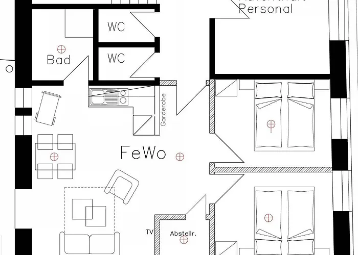 Апартаменты Hirsch Apartements Райне